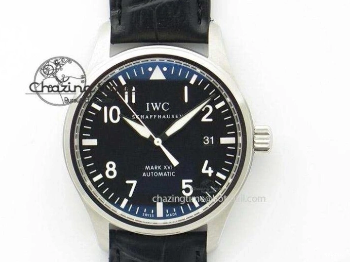 MIROTIME 0507 Supportive Big Pilot IW501008 “Boutique London” SS ZF Best Edition Blue Dial on Blue Leather Strap A 7106